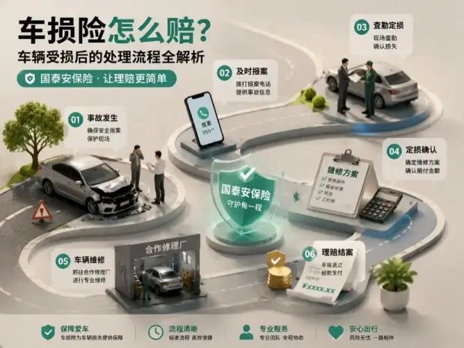 车险中的车损险怎么赔？车辆受损后的处理流程全解析